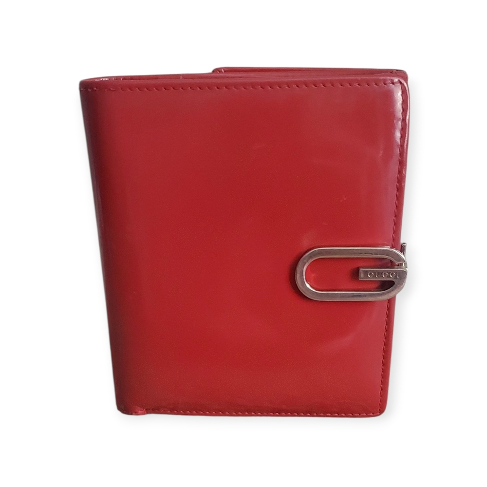 Gucci Red Leather Wallet